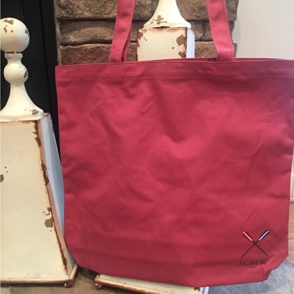 J. Crew Handbags - J. Crew Rowing Oars Canvas Nautical Tote Bag